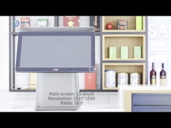 Sistema POS Android a doppia capacità Macchina di fatturazione Android Pos Registro cassiere